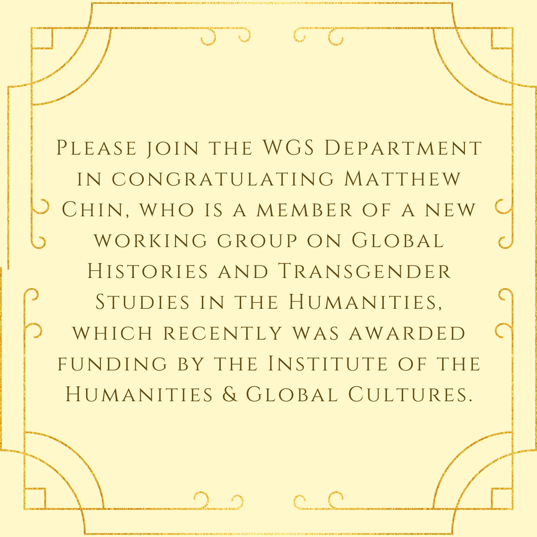 Congratulations Matthew Chin